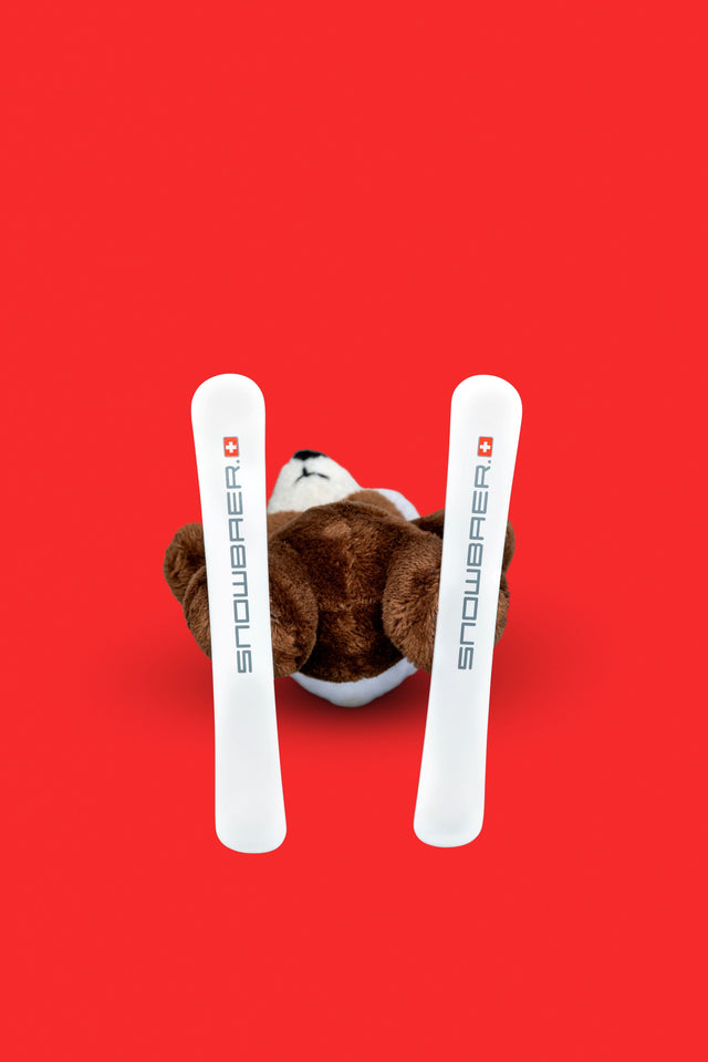 snowbaer on ski "white"