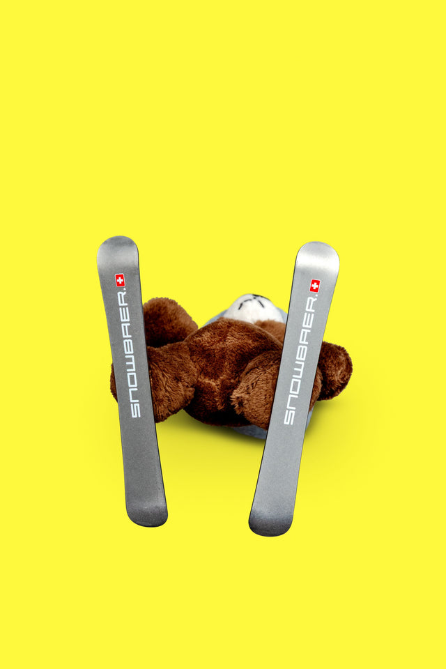 snowbaer on ski "silver"